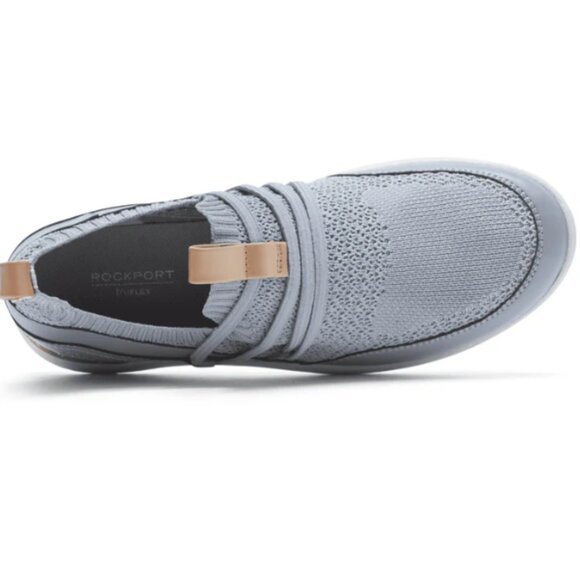 Like New Size 9 Rockport Truflex Fly Bungee Pale Blue Slip On Sneakers (ABBA) - Picture 3 of 16